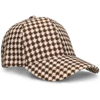 Manfield - Dames - Multicolor geruite pet - Maat 1