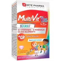 Forte pharma MultiVit'Kids Défenses 30 Kauwtabletten
