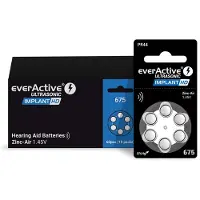 EverActive ULTRASONIC IMPLANT HD 675 PR44 Blauw Hoorbatterijen 60 Stuks