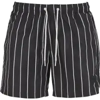 Urban Classics Zwemshorts zwart / wit