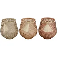 Dijk Natural Collections Teelicht Houder set van 3 Roze