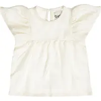 Dirkje T-shirt beige Meisjes Katoen Ronde hals Effen - maat 110