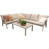 Trestino Alzano Hoek Loungeset Latte