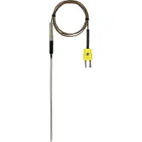 Fluke Sensor voor oppervlaktetemperatuur 8 (Thermometer), Metrologie, Zwart, Geel