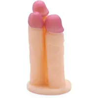 Kiotos - Triple Dildo - Lichte Beige