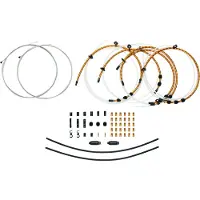 Jagwire Cables & Jackets Kit 2x Elite Link Shift Kit Gold