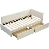 OKWISH Gestoffeerd bed 90x200 cm – Roze velvet – Knoop-tufting – Siernieten – Houten poten
