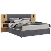 STILVORA TV-meubel 170x40x50,5 cm van spanplaat en glas, met laden en opbergruimte, houtkleur en zwart