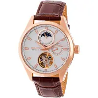 Heritor Automatic Heritor automatisch Sebastian semi-skelet lederen band horloge