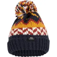 Trespass Childrens/Kids Twiglet grof gebreide muts met fleecevoering (Marine/Honingbij)