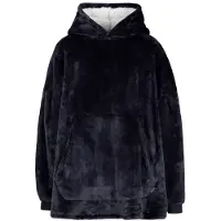 Trespass Uniseks Volwassen Knusse Oversized Hoodie Deken (Marine)