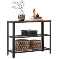 Vasagle Consoletafel in industriële stijl met 3 niveaus