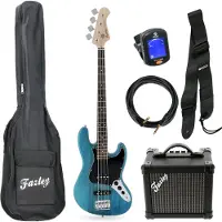 Fazley Outlaw Series Judge Basic Blue basgitaar starterset