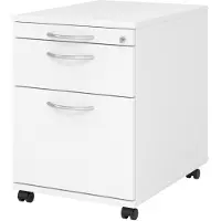 Hjh OFFICE PRO SIGNA AC20 BM - Rolcontainer Wit Hout met ophangsysteem Metalen handgreep