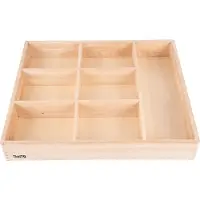 TickiT Houten Sorteerbak (7 compartimenten)