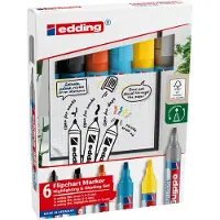 Edding 380+383 flipchart multipack hightlight & shading (6 stuks)