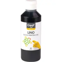 Creall lino blockprintverf zwart, 250ml