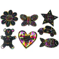 Colorations krasfiguren vormen set - creatief speelgoed voor kinderen.