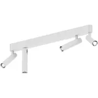 Wever & Ducre LED plafondspot Match 4.0 wit 2.700 K 4.0, dimbaar, wit / opaal, Woon-/ Eetkamer, Aluminium, Modern, downlight