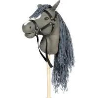 ByAstrup Hobbypaard - 68 cm - Grijs - - OneSize - Speelgoed
