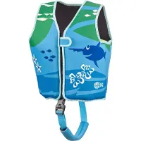 Beco Zwemvest kind – Drijfvest voor kinderen van 18-30 kg – Maat M - Blauw/Groen