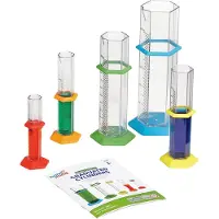 Learning Resources Hand2mind Starter Science Gegradueerde Cilinder Set, Laboratoriummateriaal voor Kinderen