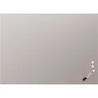 Legamaster Frameless glassboard - rechte hoeken - 100x150 cm - Warm Grey