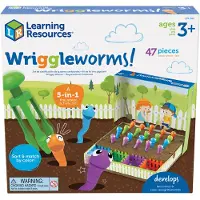 Learning Resources Wriggleworms! Fine Motor Activity Set - 3+