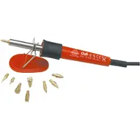 Pebaro Houtbrander Set - Basis met 9 opzetstukken voor hout, kurk en leer