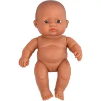 Miniland Babypop - Latijns-Amerikaans Meisje - Met Vanillegeur - Waterdicht - 10 Maanden