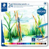 Staedtler Design Journey - aquarel kleurpotloden - metalen etui 24 st