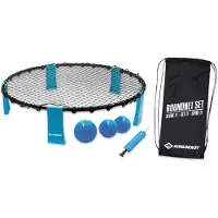 Schildkrot-Puppen - Round Net Set - Strandspeelgoed Ø 90 cm, ca. 20 cm hoch, blauw/zwart
