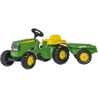 Rolly Toys John Deere Traptractor Rollykid - Met aanhanger - Vanaf 3 jaar