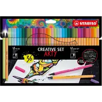 Stabilo ARTY Creative Set - Set Pen 68 & Point 88 - Combi Arty Etui Met 36 Stuks