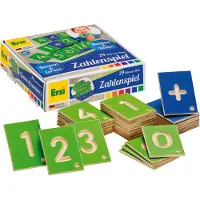 Erzi Educatief spel cijfers - - 42032 - Leren terwijl je speelt - Bordspel - Hout
