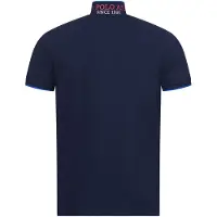 U.s. polo assn. Shirt blauw / navy / kersrood / wit