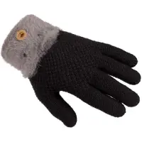 Trespass Gebreide Lunark Handschoenen voor Kinderen/Kinderen (Donkergrijs)