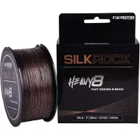 Pole Position Silkrock Heavy8 500 M Braided Line Bruin 0.330 mm