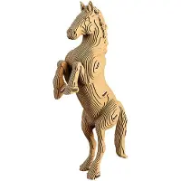 Cartonic - HORSE - 3D puzzel- puzzels- DIY- kinderen en volwassenen