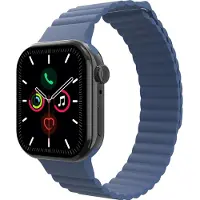 Cazy horlogebandje geschikt voor Apple Watch Bandje (Magfit) - Smartwatchbandjes - Universeel bandje geschikt voor Apple 38/40/41/42 mm - Navy