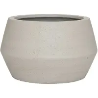 Pottery Pots - Plantenbak - Harley Low S - Ø36cm x H21.5cm - Indoor en Outdoor - Beige Washed/Grey