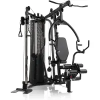 Hammer Krachtstation Autark 6000 met 10-voudig verstelbare dubbele kabeltrek, Push & Pull-module, butterfly-systeem, 100 kg gewichtsstapel & leg curl/-extensie |