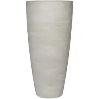 Pottery Pots Bloempot Cement and Stone Dax XL Beige Washed 47 x 99,5 cm
