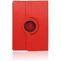 Rico Vitello Hoesje geschikt voor Apple iPad 5 2017/iPad 6 2018 9.7 inch 360° Draaibare Wallet case /flipcase stand/ hardcover achterzijde/ kleur Rood