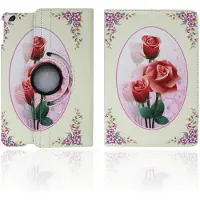 Rico Vitello Hoesje geschikt voor Samsung Galaxy Tab A10.5 inch (2018) (T595/T590) Book Case Tablet hoes/ 360° Draaibare Book case Print (4)