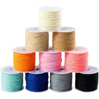 Creativ Company Polyester Koord Kleurrijk 10 kleuren à 50m