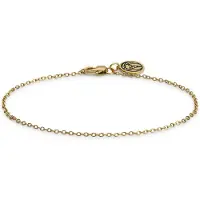 Lucleon Essentials | 1,5 mm Lichtgewicht Goudkleurige Armband met Kabelschakels