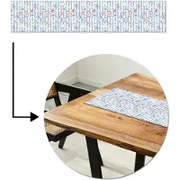 MuchoWow Tafelloper 150x30 cm - Tafelmat vinyl Zee - Sfeer - Kreeft - Oester - Tafeldecoratie - Tafelversiering - Keuken decoratie - Tafel versiering
