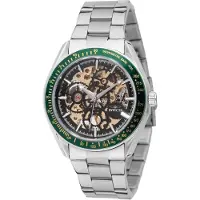 Invicta Objet D Art 69452 Heren Horloge - Automatisch Uurwerk - Roestvrij Staal met zwarte Wijzerplaat - 43mm