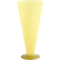 HAY Conical vaas Yellow-lime green, large